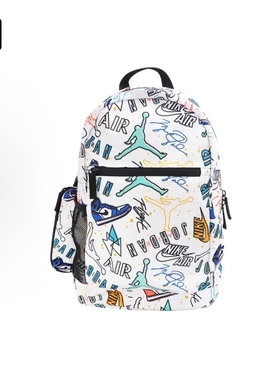 JORDAN男女儿童学生大容量印花双肩包书包电脑包FJ6775-972