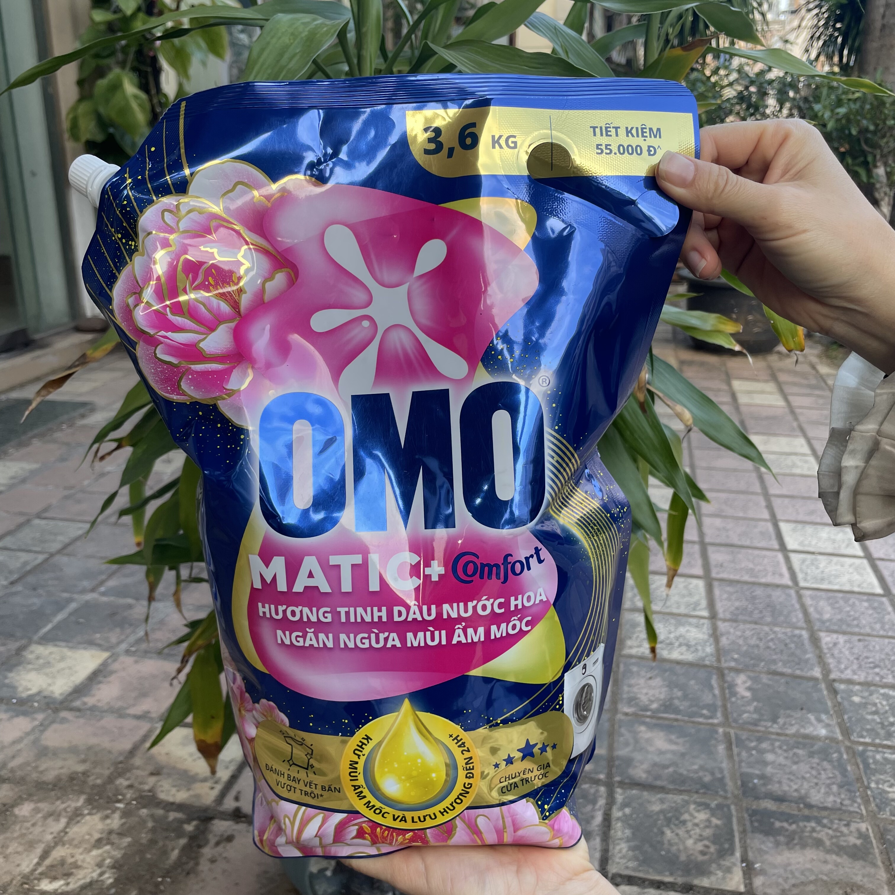 越南正品OMO奥妙浓缩加香洗衣常规洗衣液