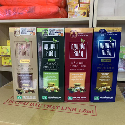 越南nguyen xuan 去屑止痒控油修复滋养发质秀发洗发水250ml 植物