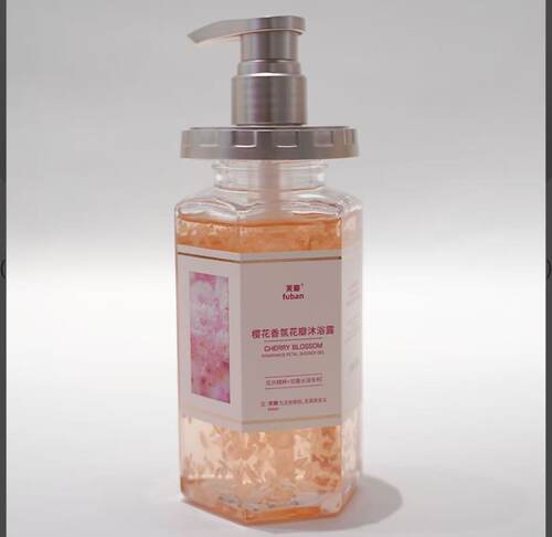 乐沙儿芙瓣樱花花瓣沐浴露持久留香香氛滋润保湿450ml