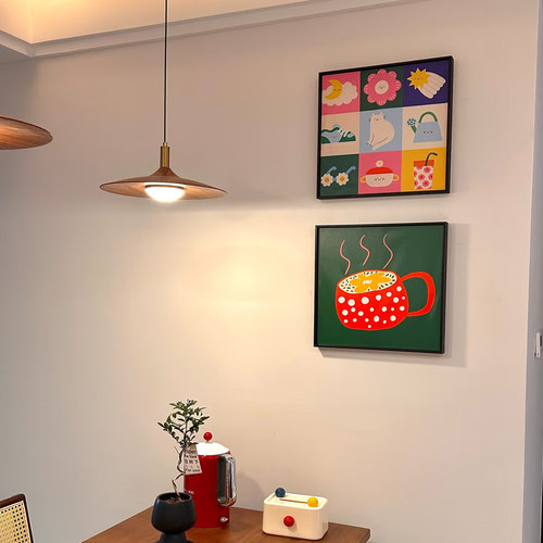 壹半艺术客厅玄关卧室简约风挂画