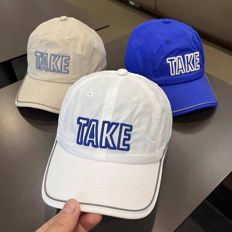 儿童帽子夏季薄款速干鸭舌帽韩版男童女童遮阳防晒棒球帽take宝宝