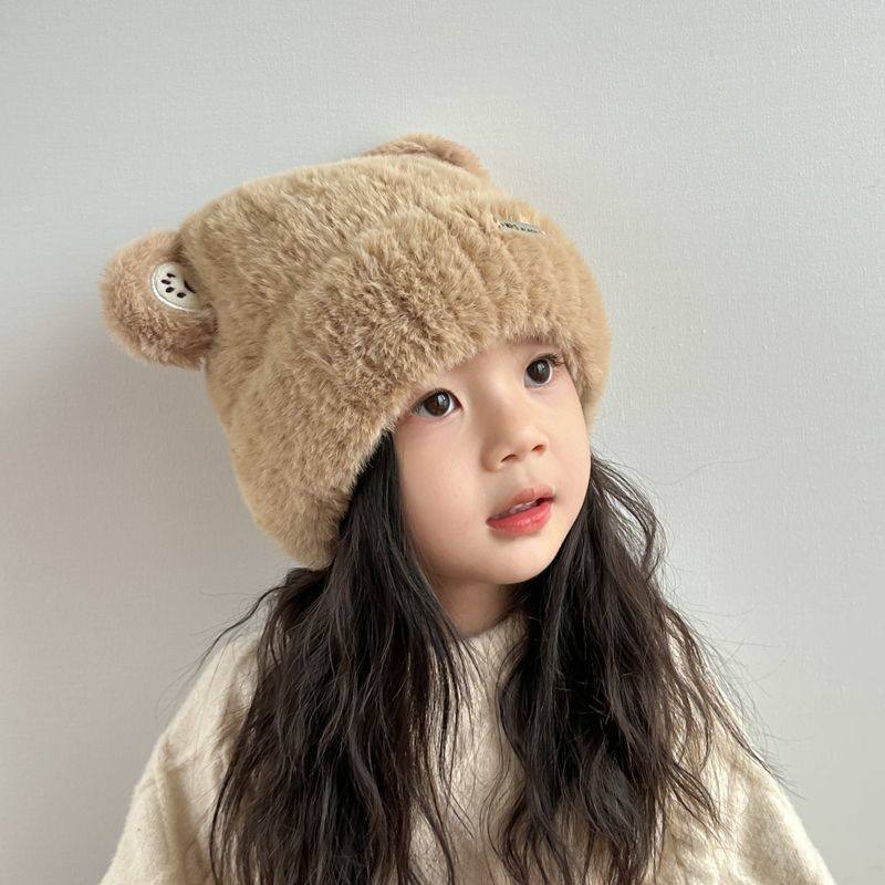 儿童帽子冬款护耳毛线帽保暖防风女孩秋冬款针织帽2025新款女童,童装/婴儿装/亲子装,帽子,淘宝优惠券,粉丝福利购,淘宝优惠卷