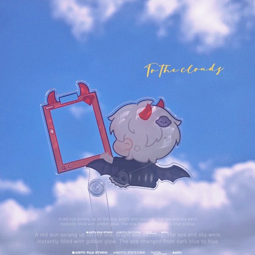 恋与深空周边亚克力打卡棒