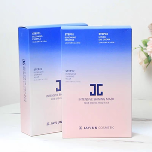 焕白提亮肤色10 盒 三部曲补水保湿 韩国JAYJUN捷俊樱花面膜正品