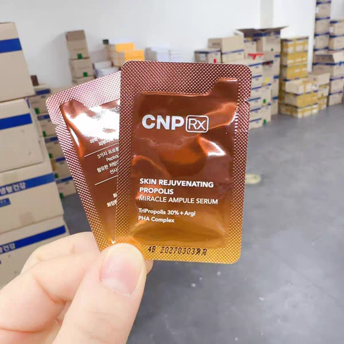 韩国CNP希恩派RX蜂胶安瓶精华液小样 补水保湿修复