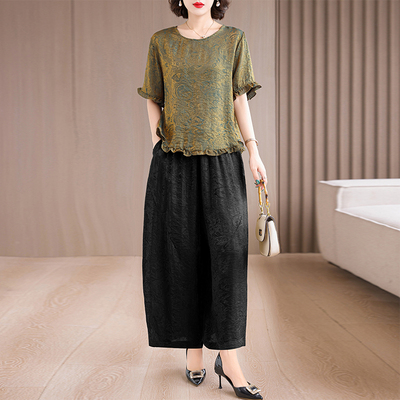 2025夏季新款两件套时尚套装