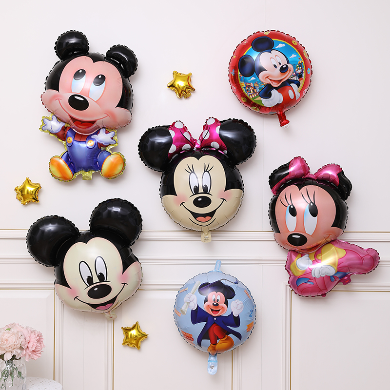 米妮米奇系列18铝膜满月铝箔气球
