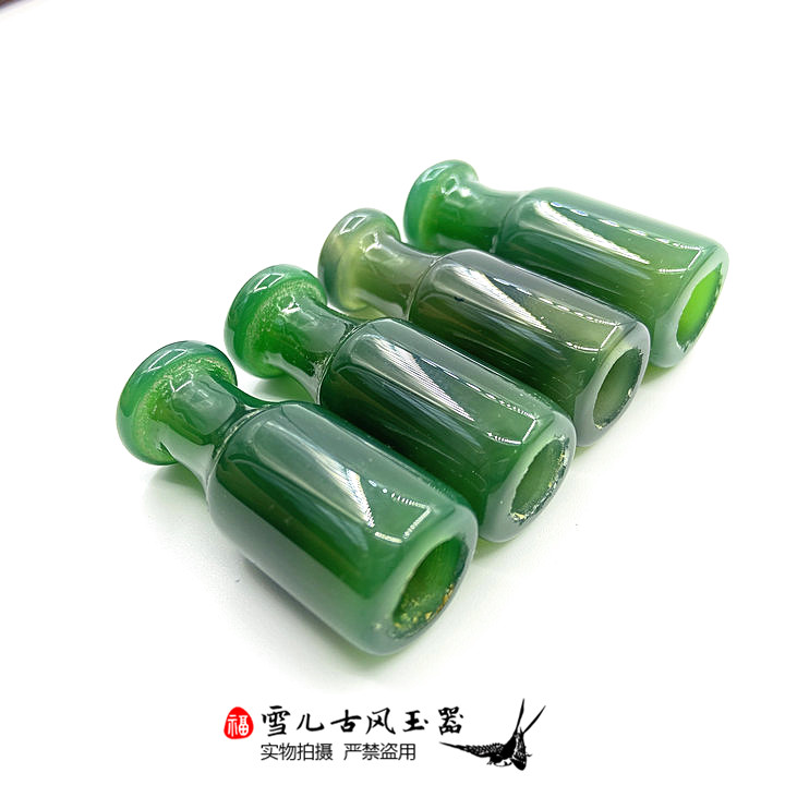 老式旱烟袋烟嘴嘴烟斗卫生嘴烟斗烟袋锅配件老人玉石玛瑙烟嘴