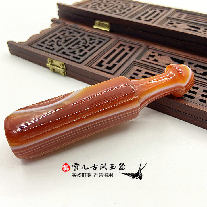 旱烟嘴 天然玛瑙玉石烟嘴旱烟袋哨传统老式烟杆烟锅烟斗烟具配件