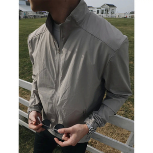 G哥美式防晒衣UPF50+速干透气立体剪裁反光立领凉感皮肤衣夹克