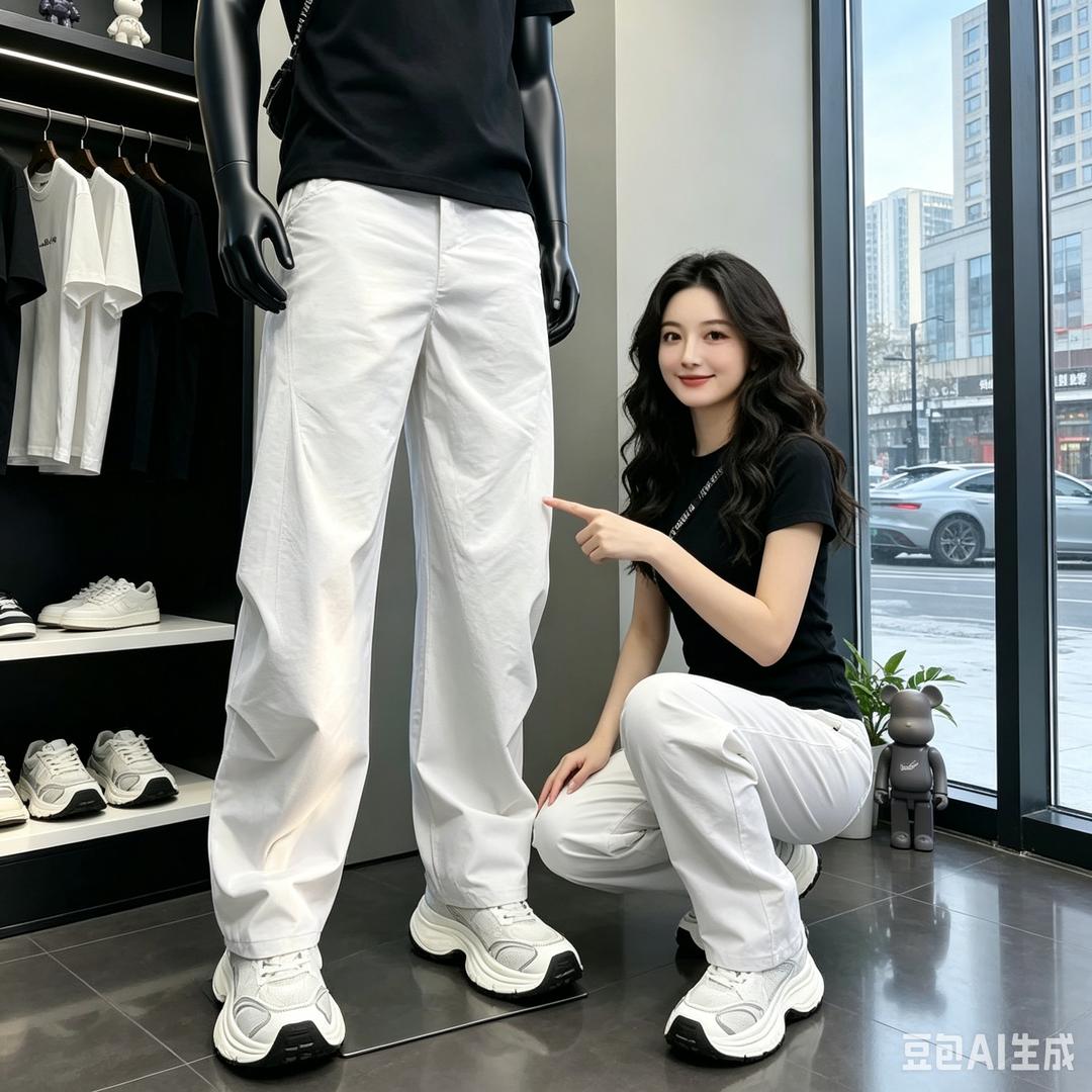 美式冰丝速干裤男士夏季薄款户外宽松垂感休闲运动哈伦裤