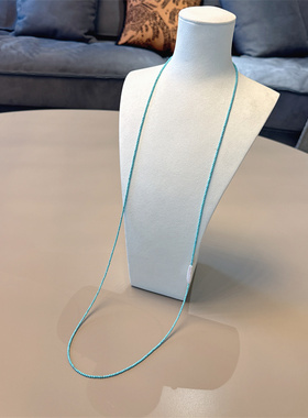 绿松石毛衣链一款多戴项链女百搭