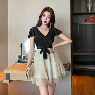 夜总会KTV公主服性感女装佳丽礼服连衣裙子洗浴沐足桑拿技师工衣