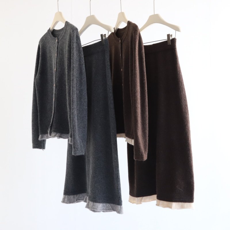 时髦精懒人穿搭 慵懒宽松撞色荷叶边开衫外套＋高腰长伞裙两件套,女装/女士精品,毛针织衫,淘宝优惠券,粉丝福利购,淘宝优惠卷