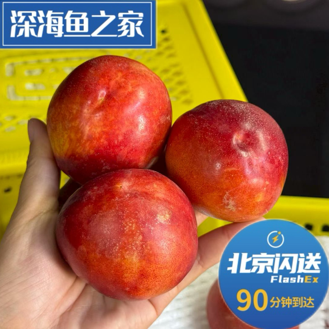 北京闪送 约2.5斤/筐 新疆沙漠油桃 果肉紧实汁水多风味浓郁