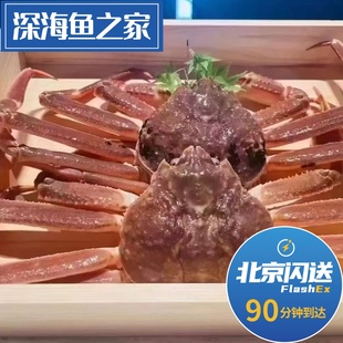 北京闪送 1.5-3.5斤/只 鲜活松叶蟹 大板蟹 长脚蟹 雪蟹