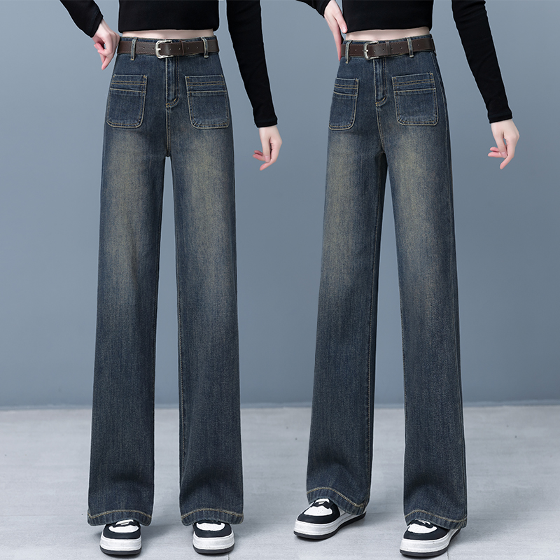 新塘牛仔裤2025新款女秋冬款