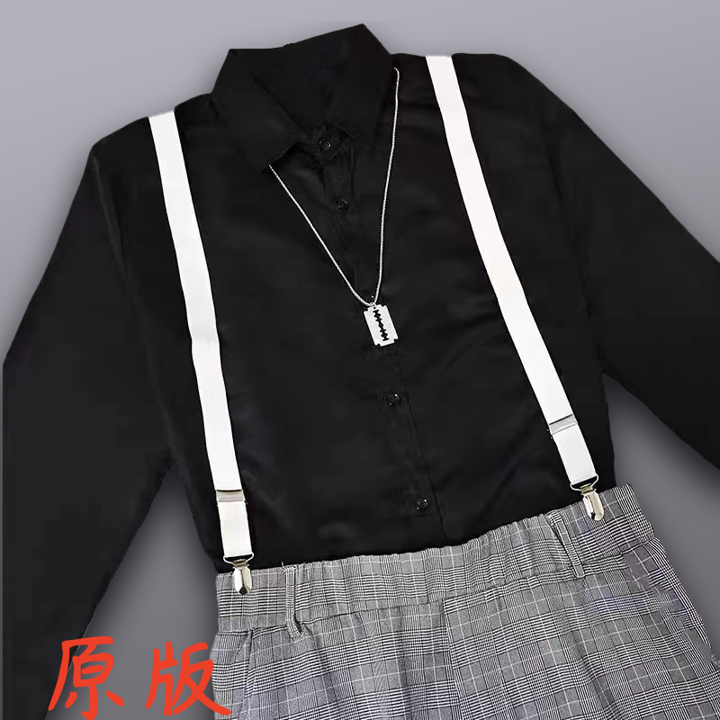 蔡徐坤同款背带裤套装ikun儿童cos服篮球学生鸡你太美衣服演出服