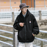 300克50%棉2025秋季日系cityboy宽松开衫卫衣外套W2205-P68控88，女装短外套，电商A036A