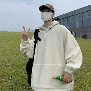 2025秋季新款港风摇粒绒连帽加绒冲锋衣外套W2212-P58-控78,出门怎样穿搭儿童秋季图片
