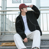 2025秋季新款日系cityboy麂皮绒拼接夹克外套J221-P80108，男装夹克，电商A036A