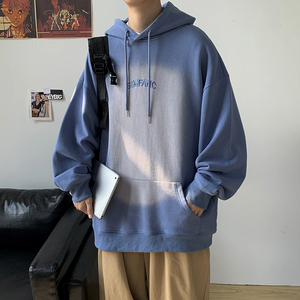 320克重 80%棉2025秋季港风新款宽松重磅水洗卫衣 W2209-P80控108图片