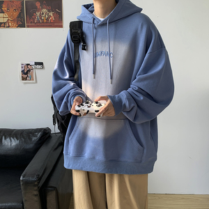 320克重 80%棉2025秋季港风新款宽松重磅水洗卫衣 W2209-P80控108图片