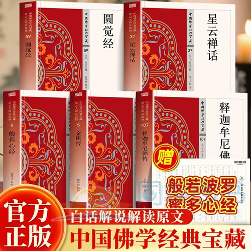 全5册中国佛学经典宝藏全新正版 般若心经 佛教的女性观 金刚经 楞伽经等经典 生活的自在真谛千年的智慧宝典白话精译 荟萃精华