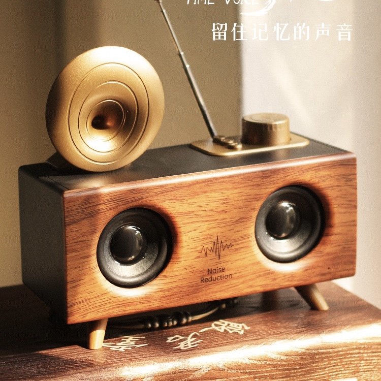 创意卡通蓝牙音箱家居样板间音乐主题摆件趣味儿童房桌面装饰摆设