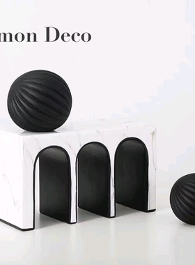 简约创意拱门艺术摆件家居书房装饰品酒店前台酒柜摆设树脂工艺品