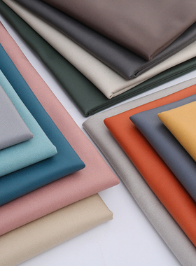 防水款科技布轻奢加厚高档沙发布料坐垫套软硬包飘窗垫抱枕仿皮布