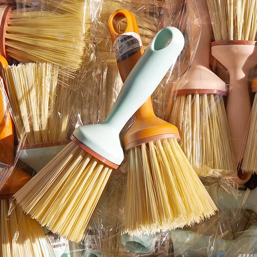 马卡龙加长刷毛硬毛厨房锅刷子刷锅神器刷锅洗碗刷刷子厨房专用刷