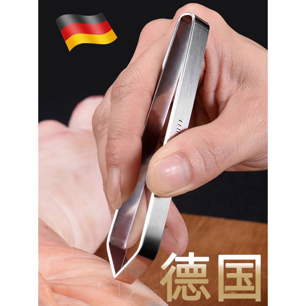 剥蒜器去皮扒蒜神器夹子不锈钢猪毛拔毛器去毛家用钳夹拔鸡鸭镊子