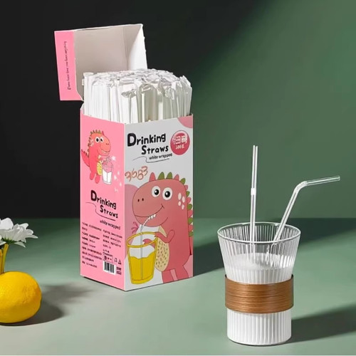 吸管一次性儿童食品级单独包装宝宝孕产妇专用单支奶茶牛奶粗吸管