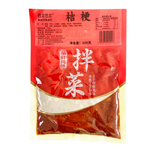 大同江巴立巴立桔梗200g*1袋 朝鲜风味小菜 拌菜 手工腌制桔梗