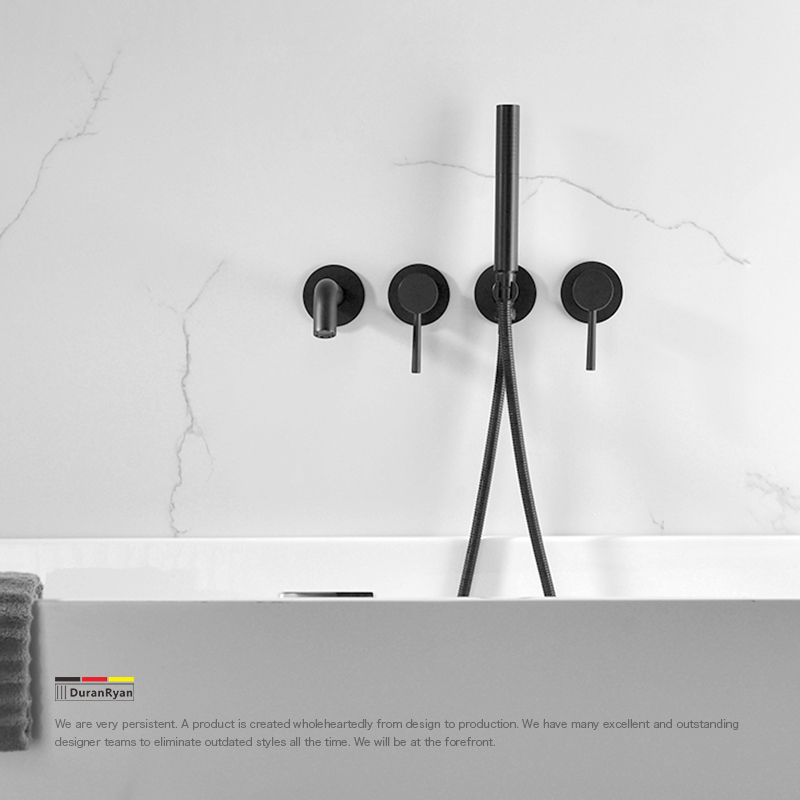 杜拉莱恩概念装入浴缸龙头花洒