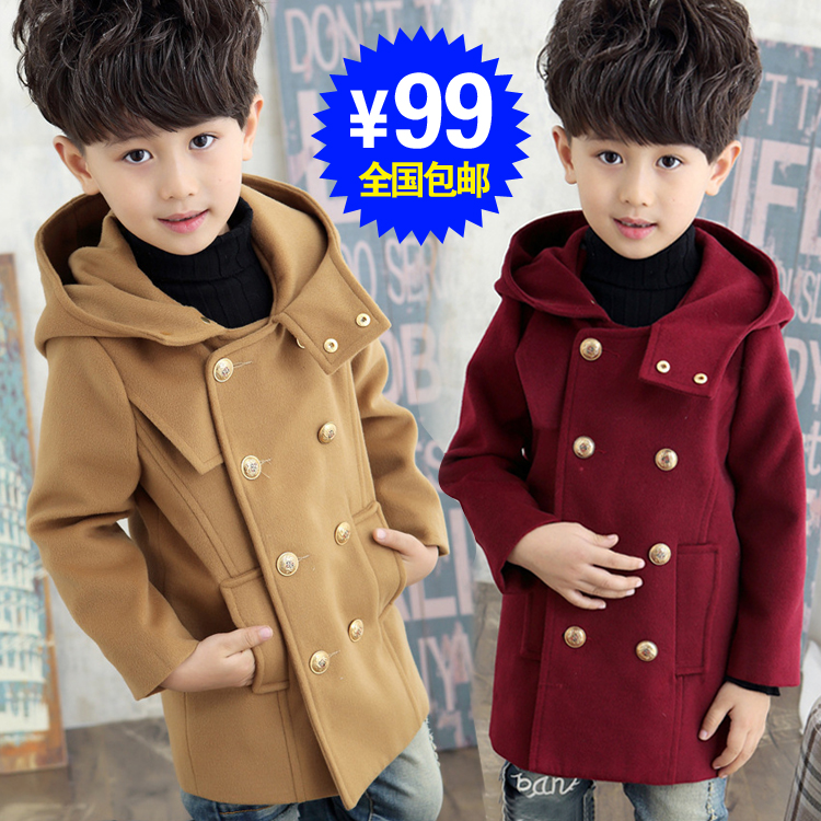 Manteau pour garcon en laine - Ref 2161390 Image 1