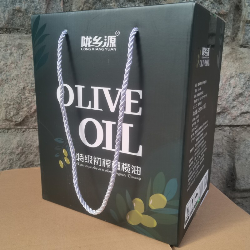 橄榄油整箱装陇乡源橄榄油特级初榨橄榄油炒菜烹饪凉拌250ml*4瓶