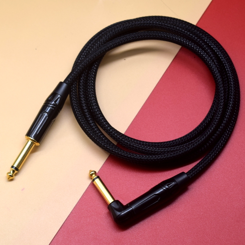 适用于Fender芬达电吉他6.35/6.5公对公音频线贝斯电箱音响连接线