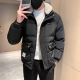冬季新款羊羔毛可拆立领棉服男加厚外套大口袋工装棉衣MY02-P128，男装棉衣，电商D323（原B261）