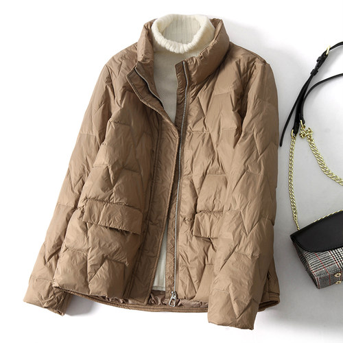 反季轻薄羽绒服休闲立领上衣