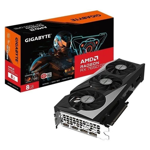 技嘉 全新RX7650 8G 魔鹰显卡 AMD 电竞游戏设计DIY台式独立显卡