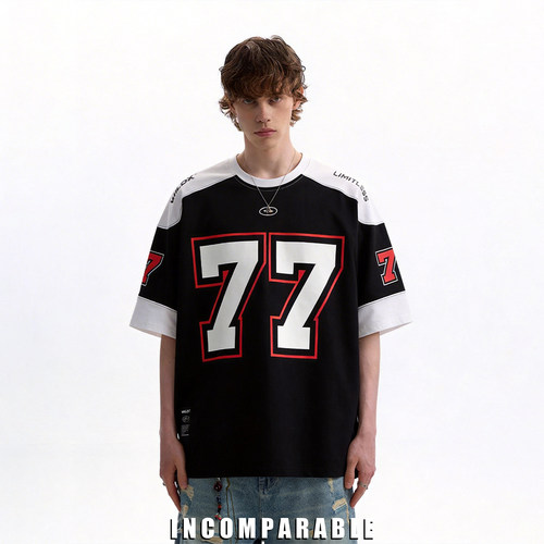 王橹杰同款77脉冲冰球短袖T恤