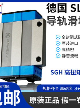 德国SLM直线导轨滑块SGH/SGS15/20/25/30/35/45A/AL/B/BL滑轨轴承