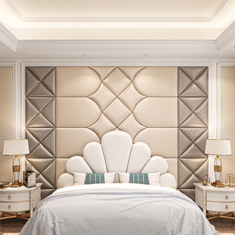 定制欧式床头软包电视墙背景墙沙发现代简约卧室客厅硬包轻奢装饰