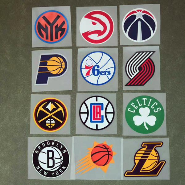NBA球队标志logo球衣DIY定制印刷球服队服队徽队标烫印