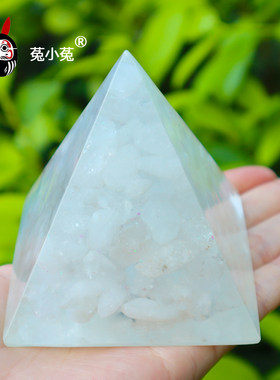 星座兔子手工水晶消磁金字塔饰品