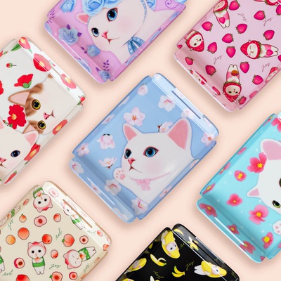 【韩国原装进口正品】Jetoy猫咪亚克力桌面首饰钥匙杂物收纳托盘