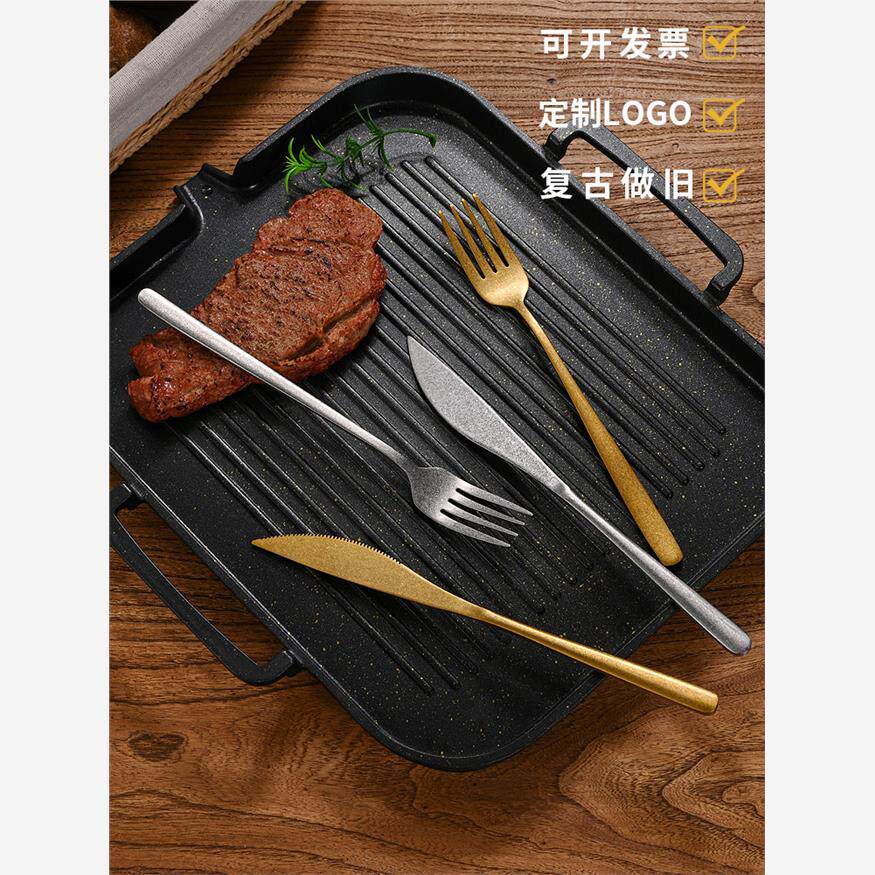 复古韩式304不锈钢筷子做